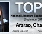 CJC Teachers Education breaks into the LET Top 6 with Charlene Ararao